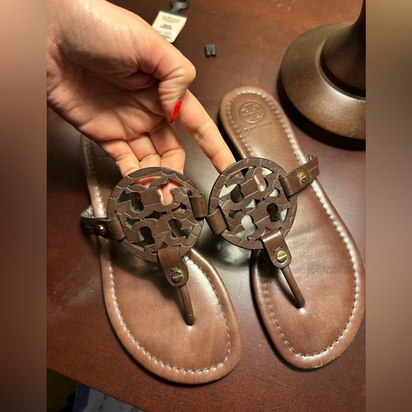 Tory Burch Shoes - Brown Tory Burch Leather Sandals